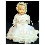 ANTIQUE BABY DOLL - COMPOSITION HEAD, LEGS, ARMS -