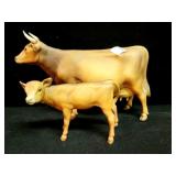 BREYER COW AND CALF