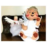 2 ANNALEE #91 ANGEL AND #93 ANGEL MOUSE