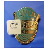 TROPICAL COACH LINE EMPLOYEE HAT BADGE