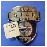STAR BUS LINES EMPLOYEE HAT BADGE