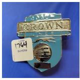 CROWN COACH LINES EMPLOYEE HAT BADGE