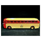CORGI YELLOW COACH 743 DIE CAST - BURLINGTON