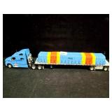 "SMX" FLAT BED DIE CAST TRACTOR TRAILER TRUCK WITH