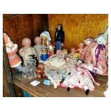 COLLECTION OF MINIATURE DOLLS - APPROX. 20