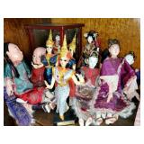 10 ASSORTED ASIAN DOLLS