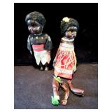 TWO 6" ISLAND DOLLS - 2 ARMS AND ONE LEG ARE OFF