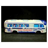 METAL GREYHOUND SCENICRUISER BUS