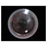 12" PINK MISS AMERICA ROUND CAKE PLATTER 12" PINK MISS AMERICA ROUND CAKE PLATTER