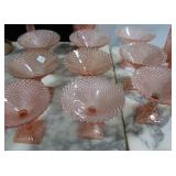 5" PINK MISS AMERICA FOOTED SHERBETS 5" PINK MISS AMERICA FOOTED SHERBETS