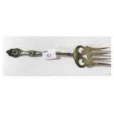 STERLING SILVER MEAT FORK