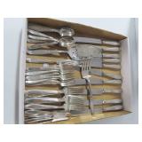 51 PC. SET 1847 ROGERS BROS. SILVER PLATE 51 PC. SET 1847 ROGERS BROS. SILVER PLATE