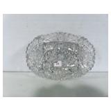 7" CUT CRYSTAL DISH