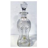 VINTAGER CRYSTAL ETCHED DECANTER VINTAGER CRYSTAL ETCHED DECANTER
