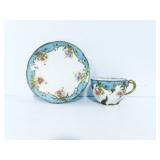 LIMOGES COLLECTOR CUP AND SAUCER LIMOGES COLLECTOR CUP AND SAUCER