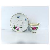 CABBAGE ROSE COLLECTOR CUP AND SAUCER CABBAGE ROSE COLLECTOR CUP AND SAUCER