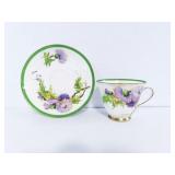 ROYAL BOULTON "GLAMIS THISTLE" COLLECTOR CUP AND S ROYAL BOULTON "GLAMIS THISTLE" COLLECTOR CUP AND S