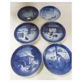 GROUPING: BLUE COLLECTOR PLATES