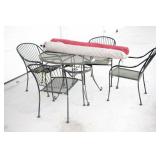 WROUGHT IRON PATIO SET