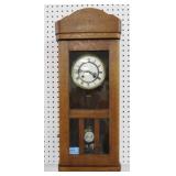 MISSION STYLE OAK WALL CLOCK MISSION STYLE OAK WALL CLOCK