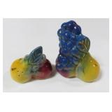 PAIR FRUIT - SHAWNEE POTTERY SALT & PEPPER PAIR FRUIT - SHAWNEE POTTERY SALT & PEPPER