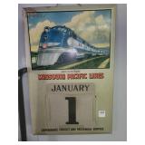 MISSOURI PACIFIC LINES PERPETUAL CALENDAR