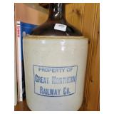1 GALLON CROCK JUG "PROPERTY OF