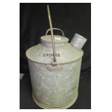 CENTRAL OF GEORGIA RR WATER CAN - GALVANIZED