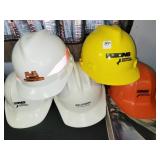 5 RAILROAD HARD HATS