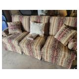 SOFA, DESK CHAIRS, 2 DRAWER FILE CABINETS,