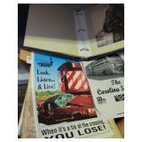 RAILROAD PAPER MEMORABLILIA: POSTERS, ADS,