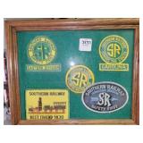 5 SOUTHERN RAILWAY UNIFORM PATCHES IN