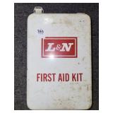 L & N RAILROAD FIRST AID KIT - EMPTY