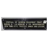 CENTRAL OF GEORGIA EQUIP. TRUST - SERIES D -