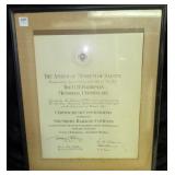 THE E. H. HARRIMAN MEMORIAL CERTIFICATE