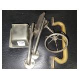 RAIL CAR ACCESSORIES: RAZOR BLADE DISPOSAL,