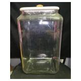 EDISON COVERED GLASS STORAGE CONTAINER
