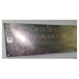 SOUTHERN RAILWAY EQUIP. TRUST METAL PLAQUE