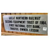 GREAT NORTHERN RAILWAY SECONDE EQUIP. TRUST