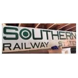SOUTHERN RAILWAY SYSTEMS METAL SIGN