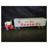 DIE CAST SANTA FE TRACTOR TRAILER