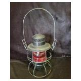 ADLAKE RAILROAD LANTERN WITH RED