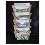 RAILROAD POST CARDS ON COUNTER TOP