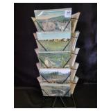 RAILROAD POST CARDS ON COUNTER TOP