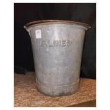 M.P. LINES GALVANIZED FIRE BUCKET