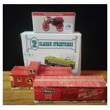 RAILROAD TOYS, G.N.R. MATCH BOOKS, ETC.