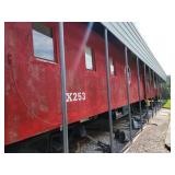 2 RAILROAD CABOOSES - FULL SIZE -