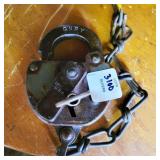 GREAT NORTHERN RAILWAY LOCK W/KEY