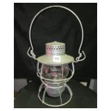 ARLINGTON RAILROAD LANTERN W/GLASS GLOBE