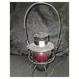 ADAMS & WESTLAKE CO. RAILROAD LANTERN -